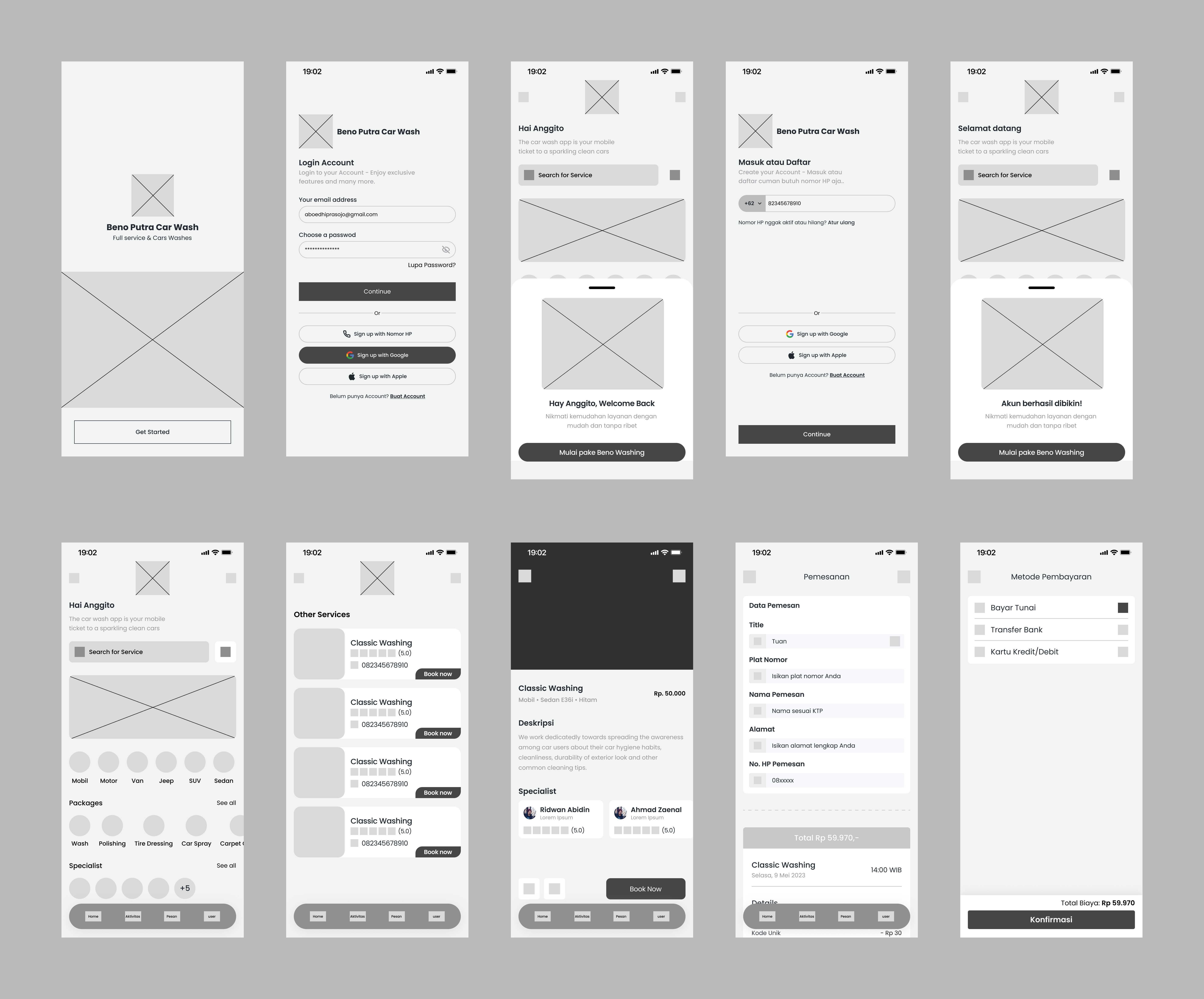 Userflow Booking & Payment