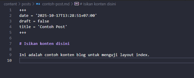 Code Artikel Posts