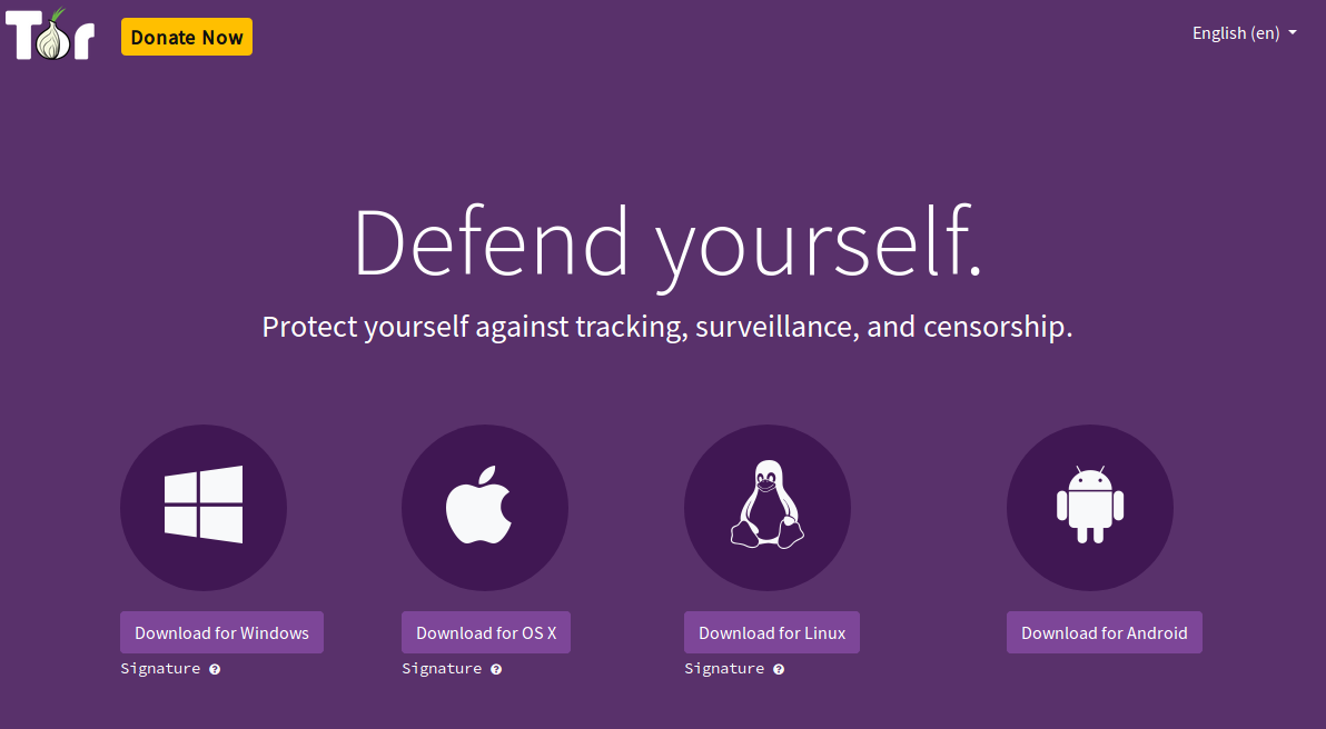 Halaman Tor Download