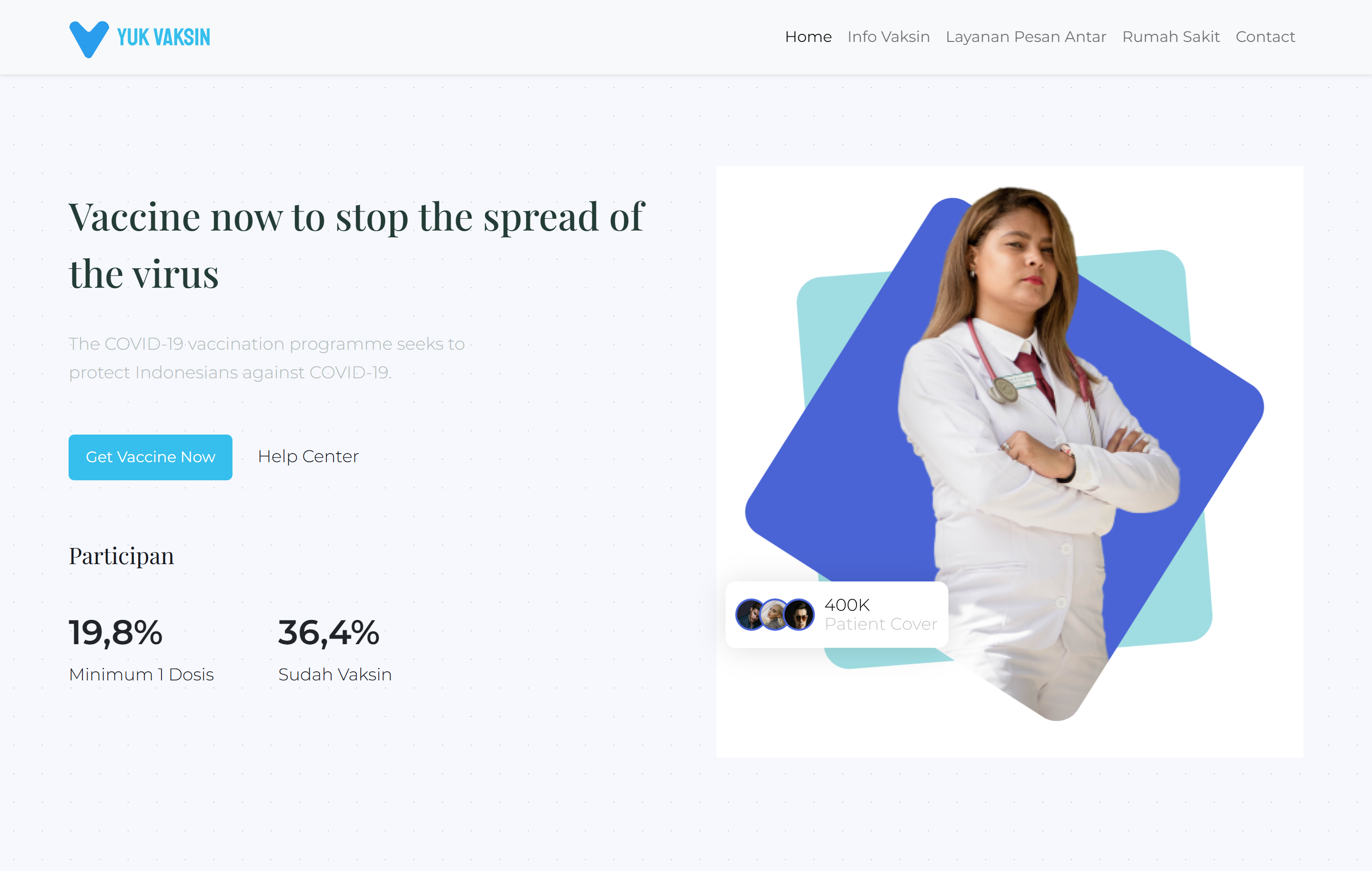 Homepage Home Vaksin